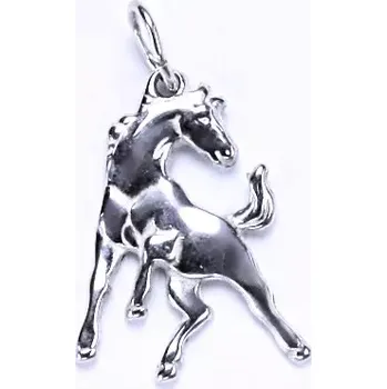 Přívěsek Zlatý přívěsek kůň , bílé i žluté zlato - P 79 (Zlatý kůň )