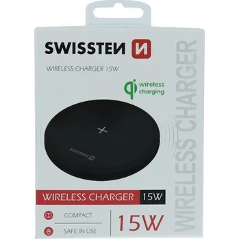 Nabíječka cestovní Wireless QI 15W SWISSTEN