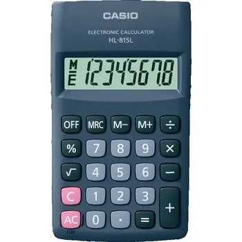 Kancelářská technika Casio Kalkulačka Casio HL815L kapesní displej 8 míst 32217