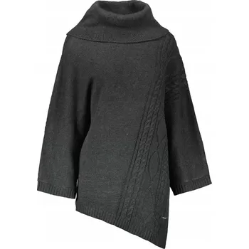 Dámský svetr Kixmi dámský svetr šedý asymetrický do boků velikost S