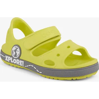 Chlapecké sandály Sandálky Coqui YOGI Citrus/Mid. Grey Velikost: 23/24