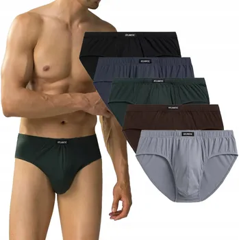 Slipy 5-BALENÍ Pánské slipy classic slipy bavlna Atlantic XL