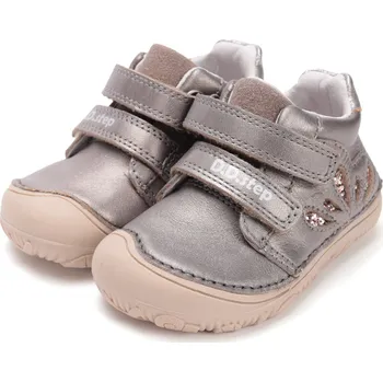 Dívčí polobotky DDstep Kožené barefoot boty D.D.step S073-52355A Bronze Velikost: 28