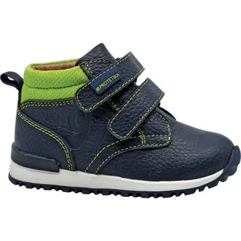 Chlapecké polobotky Protetika kožené boty HELGEN denim Velikost: 19