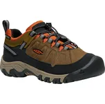 Boty KEEN TARGHEE IV LOW WP YOUTH dark olive/gold flame Velikost: 37