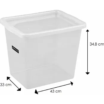 Úložný box Úložný box 20L s víkem Plast Team