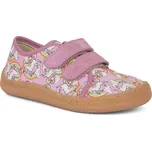 Froddo barefoot tenisky G1700355-8 White/Pink jednorožec Velikost: 34