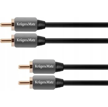 Audio kabel Kabel Kruger&Matz KM0305 2x RCA (cinch) - 2x RCA (cinch) 1,8 m