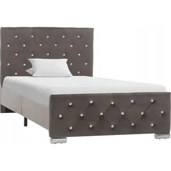 Postel Čalouněná dvoulůžková postel VidaXL 90x200 kovová