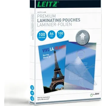 Kancelářská technika Leitz Laminovací pouzdra iLam - A4 100 mic / 100 ks 403866
