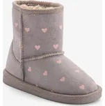 Dětské válenky Coqui Grey hearts Velikost: 26