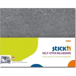 Nástěnka samolepicí Stick´n by Hopax - design korek / šedá Stick´n