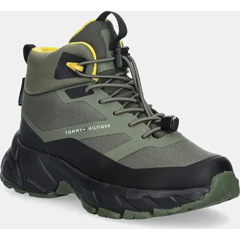 Dětská móda Dětské zimní boty Tommy Hilfiger T3X4.34141.30.34 zelená 78X, EUR 31