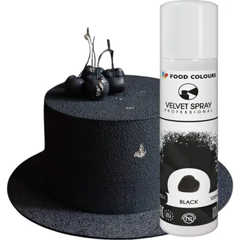 Potravinářské barvivo Barvivo ve spreji Food Colours 100 g 100 ml 1 ks černé