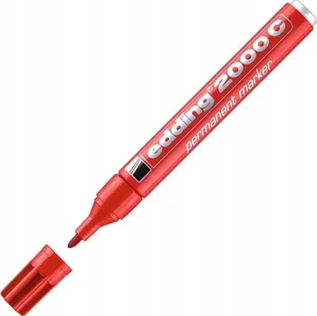 Permanentní popisovač Edding červený 1 ks