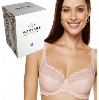 Podprsenka Gorteks polovyztužená podprsenka béžová velikost 80G