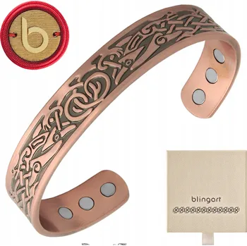 Náramek Měděný náramek dámský magnetický zdravotní