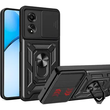 Pouzdro na mobilní telefon Techsuit Série CamShield Oppo A60 4G Černá