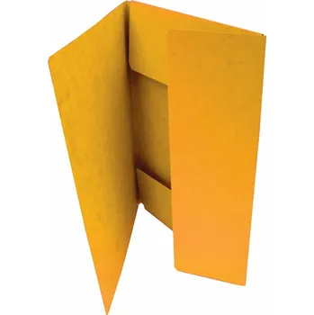 Hit Odkládací mapy prešpánové s chlopněmi - žlutá 30197