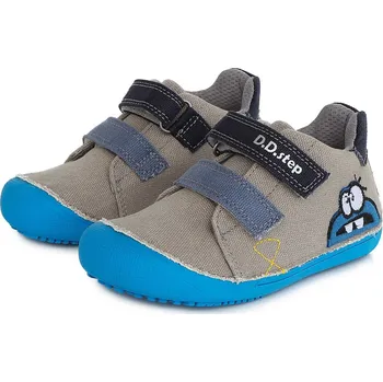 Chlapecké tenisky DDstep Barefoot plátěné tenisky D.D.step C063-313A Grey Velikost: 30