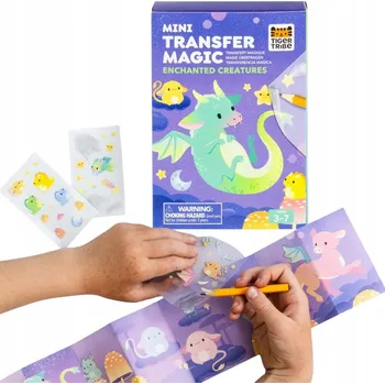 kreativní sada Tiger Tribe Sada s transferovou fólií - Kouzelná stvoření