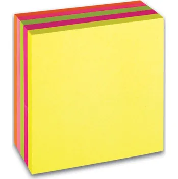 Samolepící bloček Concorde Samolepicí bločky Concorde kostky neonové - 76 mm x 76 mm / 400 lístků 66985