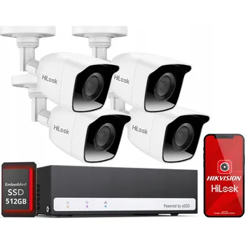 IP kamera Sada pro monitorování Hikvision TVICAM-B2M + DVR-SSD