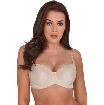 Dámské spodní prádlo Gaia podprsenka s kosticemi, vyztužená, béžová, velikost 65G