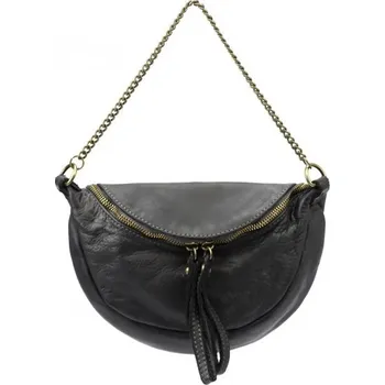 Kabelka Kožená kabelka VS 018 - černá