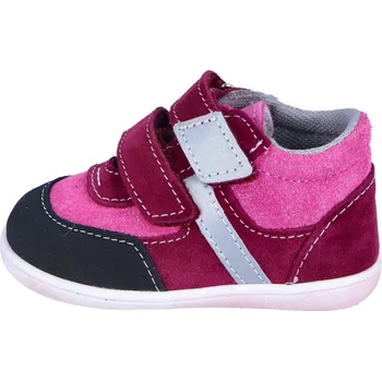 Chlapecké polobotky Jonap kožené boty 051SV vínovorůžová devon Velikost: 22