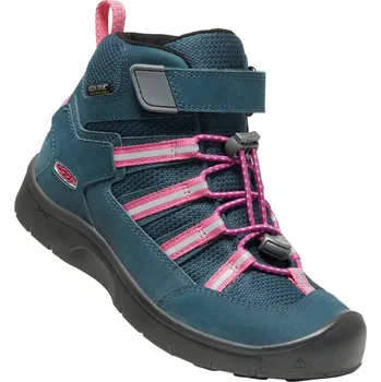 Dětská treková obuv Boty KEEN Hikeport 2 Sport Mid WP K blue wing teal/fruit dove Velikost: 29
