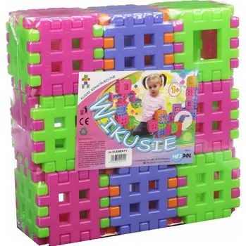 ostatní stavebnice Stavební Stavebnice Wikusie Mejpol Wafers 54 ks.