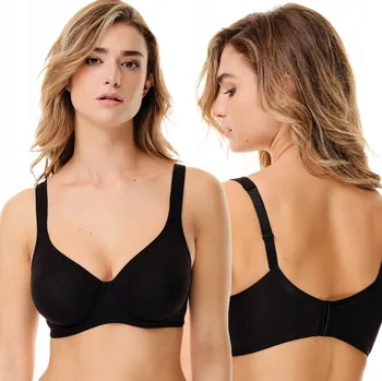 Podprsenka Spiman podprsenka nevyztužená černá velikost 80B