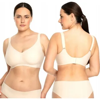 Podprsenka Julimex podprsenka nevyztužená béžová velikost L