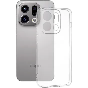 Pouzdro na mobilní telefon Techsuit Clear Silicone pro Oppo Find X9 průhledná