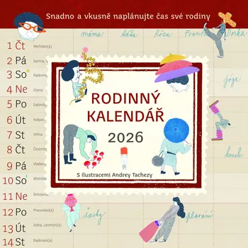 Osobní rozvoj Rodinný kalendář 2026