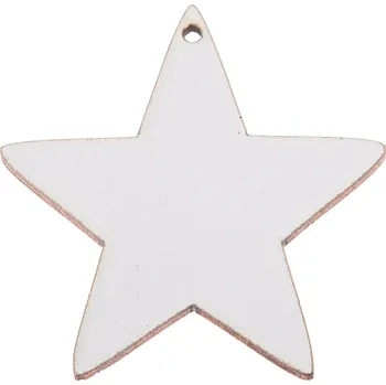Vánoční dekorace HVĚZDA hvězdička ZÁVĚS 5x5 na vánoční stromeček VÁNOCE