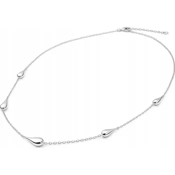 Náhrdelník Dámský stříbrný náhrdelník řetízek kapky stříbro o ryzosti 925 nastavitelný