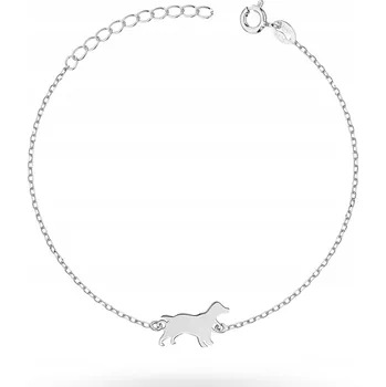 Náramek STŘÍBRNÝ náramek 925 Dětský PEJSEK dárek