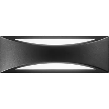 Venkovní osvětlení FAN Europe LED Svítidlo WEISS Nástěnné 16W 1800lm 3000/4000K Černá IP65