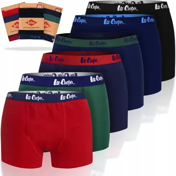 Boxerky Lee Cooper Pánské boxerky Bavlna 9505 6 kusů Velikost XL