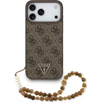 Pouzdro na mobilní telefon Guess Zadní Kryt pro Apple iPhone 17 Pro Max hnědý