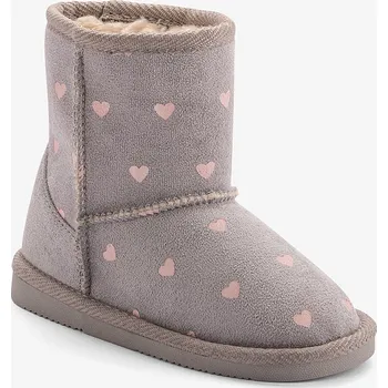 Chlapecká obuv Dětské válenky Coqui Grey hearts Velikost: 27