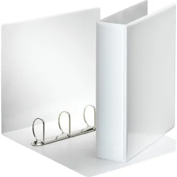 ESSELTE Pořadač Esselte A4 kroužkový prezentační 4 - kroužek 7,7 cm / bílá 30391