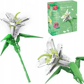 ostatní stavebnice Stavebnice Mould King Květina Lilie 24001 sada 178 dílků