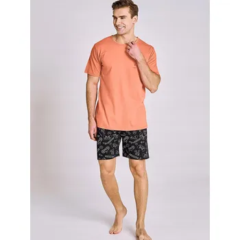Pánské pyžamo Taro pánské pyžamo Tom 3186 krátký rukáv, velikost L
