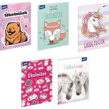 MFP Paper s.r.o. Úkolníčky - A5 / mix motivů zvířátka pro holky 498704