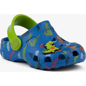 Chlapecké sandály Sandálky Coqui Little Frog Royal/Lime dino + amulet Velikost: 23/24