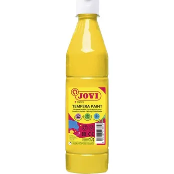 Výtvarná barva Jovi Tekuté temperové barvy JOVI PREMIUM v lahvi - 500 ml / žlutá 31431