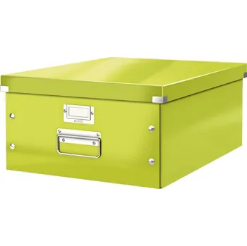 Archivační box Leitz Krabice Leitz Click & Store - L velká / zelená 66860